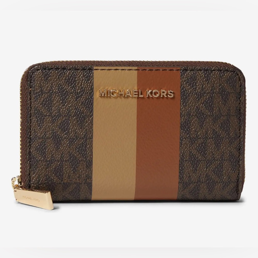 Jet Set Small Zip Around Card Case wallet
